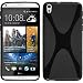 Produktbild PhoneNatic Case für HTC Desire 816 Hülle Silikon schwarz X-Style + 2 Schutzfolien