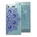 Produktbild Yokata Sony Xperia XZ1 Compact Hülle Transparent Weiche Silikon Handyhülle Schutzhülle TPU Handy Tasche Schale Etui Weich Silicone Bumper Ultra Dünn Slim Schlank Durchsichtig Handytasche Premium Kratzfest Clear Backcover Schutz für Sony Xperia XZ1 Compact (4,6 Zoll) Case Cover - Blaue Mandala