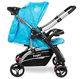 Kinderwagen RANGER S4-2 Gepolsterter 5-Punkt Sicherheitsgurt Verschiedene Farben - 4