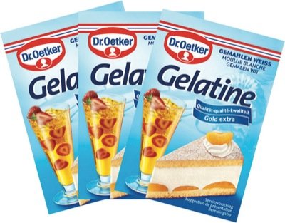 Preisvergleich Produktbild Oetker Gelatine gemahlen 3er 5 Briefe