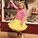 Buenos Ninos Girl's Solid Color Dance Tutu Pettiskirt Red 5-6T