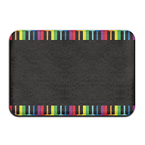 Preisvergleich Produktbild diyabcd Rainbow Piano Tastatur die Sauberlaufmatten rutschfeste House Garden Gate Teppich Fußmatte Boden Pads