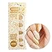 ThumbsUp Nails - Honeybee Metallic Floral Nail Wraps 20 Wraps / Pack