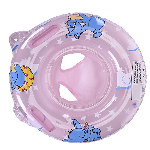 Pink Elephant Children Summer Swimming Pool Toddler Baby Safety Aid Float Seat Ring (Elephant Pink)