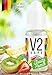 Produktbild V2 Vape E-Liquid Fruity Punch Fruchtmix - Luxury Liquid für E-Zigarette und E-Shisha Made in Germany aus natürlichen Zutaten 20ml 0mg nikotinfrei