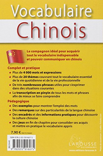 Livres Couvertures de Vocabulaire Chinois