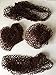 2 X NYLON SLEEP-IN HAIR NETS (DARK BROWN) WITH ELASTIC EDGE - STRETCH TO FIT by Annie
