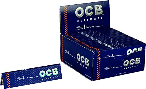 OCB 15428 Ultimate Rolling Papers, Drehpapier lang, 50 Heftchen a 32 Blatt