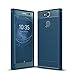 Produktbild Sony Xperia XA2 Hülle,Stilvoller Fall ultra dünne Handyhülle GOGME [Carbon Fiber Series] Flexibles TPU Anti-Scratch Super Weiche Schutzhülle,Premium Silikon TPU Schale, perfekten Schutz Case Cover für Sony Xperia XA2.blau