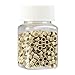 Beauty7 Silicone Micro Rings Beads - 500 Black/Brown/Dark Brown/Light Brown/ Blonde 5mm rings for I Tip Hair Extensions or Feather Hair Extensions (blonde 500pcs)