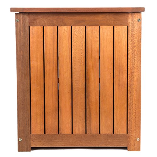 Ultranatura Auflagenbox mit Gasdruckdämpfer, Canberra Serie – Edles & Hochwertiges Eukalyptusholz FSC zertifiziert – 125 x 55 x 61 cm - 3