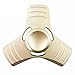 Produktbild Fidget Toy, NiuSY Hand Spinner Spielzeug EDC Focus Aluminium Handspielzeug mit Hybrid-Keramik Lager Ultra Durable, Perfekt für ADS, ADHS, Angstzustände und Autismus Erwachsene Kinder, Tri-Spinner (Gold)
