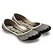 Great Art Rajasthani Jaipuri Jodhpuri Girls Women Ethnic Style Black Velvet Flat Heel Fancy Ballerina Sandals RS.326.00