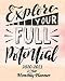 Produktbild Explore Your Full Potential 2020-2021 2-Year Monthly Planner: 24 Months Calendar Planner - Pretty Simple Tool For Staying on Track, Self Management & ... Schedule Organizer, Journal / Diary Planner
