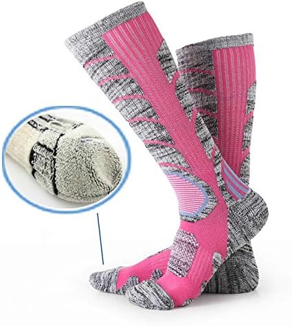 STDA Wool Running Ski Hiking Trekking Socks by for Men and Women, Perfect warm socks for Winter and Christmas, Performance Socks for Outdoor Activities