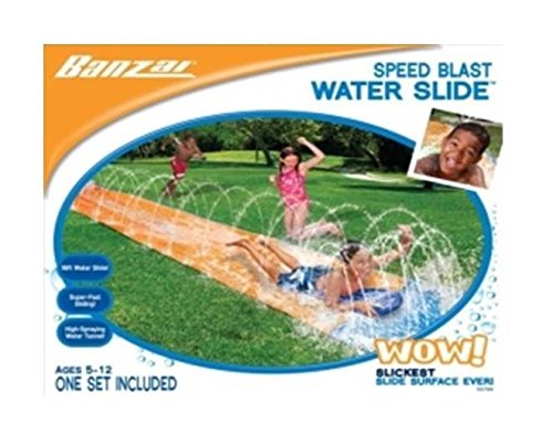 Banzai Wasserrutsche Wasserbahn Speed Blast mit Wassertunnel 500 cm - 2