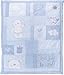 Obaby B is for Bear Set includes Quilt and Bumper (Blue)
