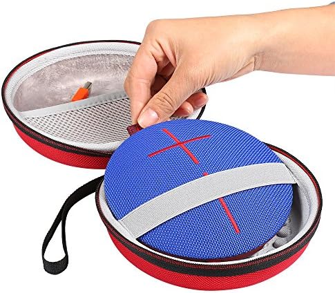 Shucase EVA Hard Case for Ultimate Ears Roll / UE ROLL 2 Ultraportable Bluetooth Speaker (red)
