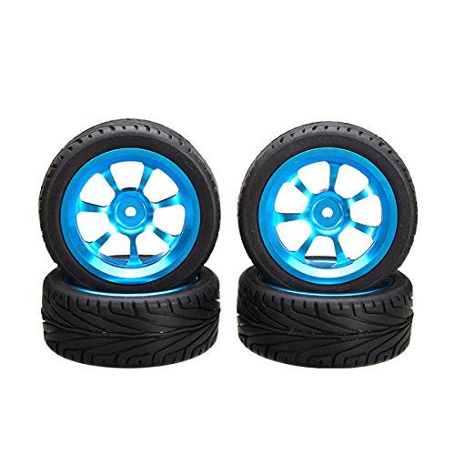 HobbyAnt A-alloy Rims & Tires RC Car Wheels For 1/18 WLtoys A959-B A979-B A959 A969 A979 K929