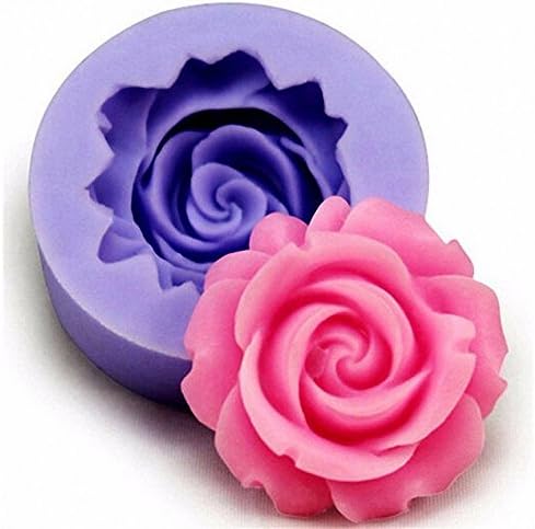 JIASTONE 3D Cake Cookie Chocolate Rose Flower Fondant Mold Sugarcraft Mold Cutter Silicone Tools DIY