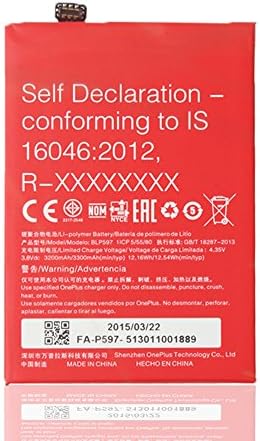 Original Mobile Phone Battery replacement Li-ion Backup Battery 3200 mAh for One Plus Two BLP597