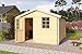 Produktbild Gartenhaus G231 inkl. Fußboden - 28 mm Blockbohlenhaus, Grundfläche: 9 m², Satteldach