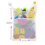 1 Stück Kinder Badewanne Spielzeug Aufbewahrungstasche Spielzeug Mesh Netz Bad Ordentlich Organizer, Spielzeug Mesh Beutel Mit 4 starke Saugnäpfe - 3