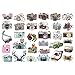 Produktbild CAOLATOR Vintage Kamera Aufkleber Kinder Sticker Papier Deko Mädchen Sticker für Scrapbooking Stickerbuch Tagebuch Notizbuch Kalender Dekoration #2