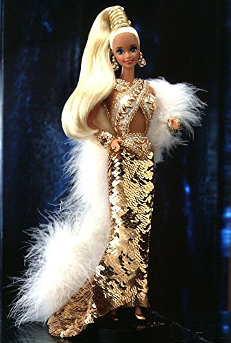 Preisvergleich Produktbild Bob Mackie Gold Barbie Doll W / case, 1990