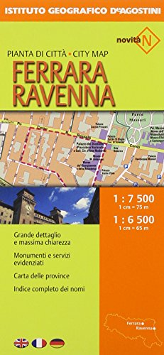 Ferrara e Ravenna. Pianta di città 1:7.500/1:6.500 libro