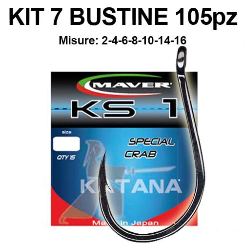Preisvergleich Produktbild MAVER Kit 105 AMI Surfcasting KS1 7 Beutel