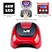 MelodySusie® 48W LED Nail Dryer - Nail Lamp Quick Curing LED Gel Nail Polish Professionally and Quickly as Manicure Beauty Salon - With Timer Setting 5s/20s/30s (Chic Red)