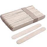 Nighteyes66 50Pcs Disposable Wax Waxing Spatula Body Hair Removal Wooden Sticks