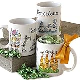imprimir taza barcelona Taza de porcelana de alta calidad