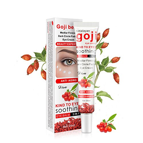 Preisvergleich Produktbild 2 PCS Goji Beere Falten-entfernende Augencreme Tief feuchtigkeitsspendende für die Entfernung von Augenringen und die Augenpflege