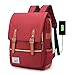 Produktbild MMJ Lässige Sport-Set USB-Schnittstelle bequem Aufladen Tasche Student Tasche Computer Tasche Smart Fashion Business Cover (Farbe : Red)