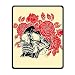 Produktbild Präzision und dauerhafte Gelbe Blumen - Design - Mousepad Wasserdicht Totenkopf - Maske mit Rutschfesten Gummi - Basis in der Forschung Spielen Männer und Frauen im Büro Mousepad
