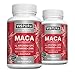 Produktbild 2 Dosen Maca Kapseln hochdosiert 5000mg + L-Arginin 1800mg + VITAL Formel B6, B12, OPC, Zink, 2x120 vegane Kapseln für je 1 Monat, deutsche Premium-Qualität und 30 Tage kostenlose Rücknahme