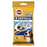 Pedigree Dentastix Dental Dog Chews - Medium Dog, Pack of 10 (Total 10 x 7 Sticks)