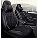 Produktbild Autositzbezug, Universal Leder Ice Silk Kissen komplett geschlossen Seasons Protectors Pad Vorne Hinten 5 Sitz Full Set Mit Kissen (Farbe: Schwarz)