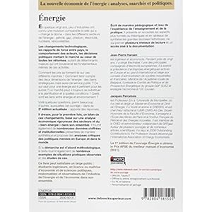 Energie : Economie et politiques