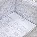 Cambrass 70 x 140 cm Cotbed Quilt/ Bedspread Collection Toile (Grey/ White)