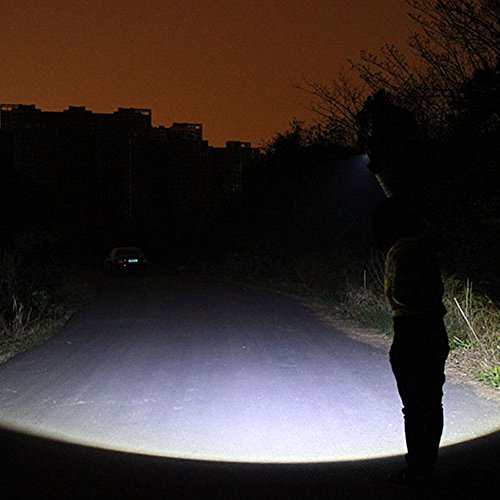 IceFire IF-33Z ZOOMABLE LED Taschenlampe 1000Lm CREE XML-T6 Lampen Aluminium Handschlaufe Torch 5-Modus Button Switch für Indoor und Outdoor - 6