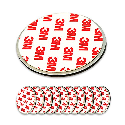 Nemaxx 10x NX1 Quickfix Magnet Set Befestigung Magnetbefestigung für Rauchmelder / Funkrauchmelder / Rauchwarnmelder / Rauchmelderbefestigung