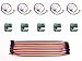 Produktbild JZK® 5 Sets von 28BYJ-48 5V Schrittmotor Step Motor + ULN2003 Driver Board + Dupont Wire 40pin Männlich zu Female Breadboard Jumper Drähte kabel, für Arduino Raspberry Pi