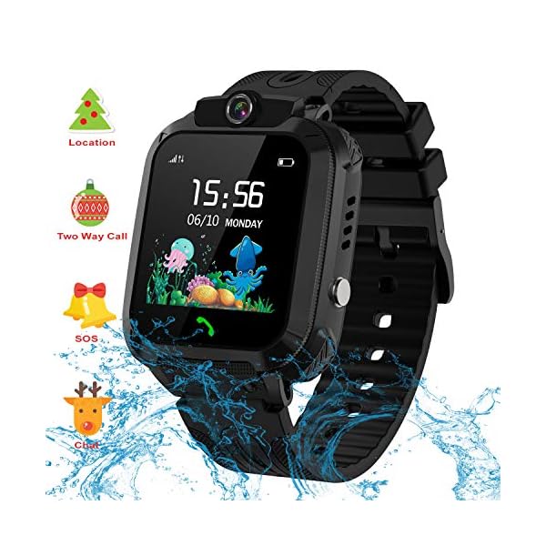 Smartwatch Kinder Wasserdicht Telefon Uhr, Vannico Kids Smartwatch für Jungen Mädchen Kinder Smartwatch mit SIM SOS Anruf