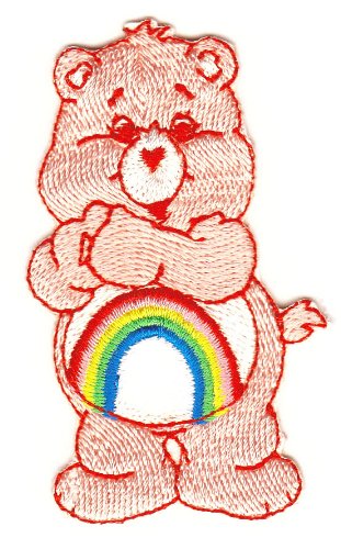 Aufnäher Bügelbild Aufbügler Iron on Patches Applikation Glücksbärchi Care Bear