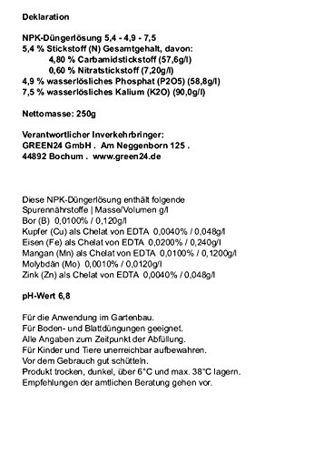 Weinreben-Dünger HIGH-TECH Vitis NPK für Pflanzen in Beet und Kübel – Weinstock Weintrauben Weinpflanzen düngen - 5
