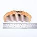 Hair Comb Wide Tooth Comb Natural Green Sandal Wood Comb Portable Pocket Comb by FUNLAVIE