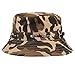 Produktbild VENMO Einstellbare Cap Tarnung Boonie Hüte Nepalesische Cap Army Fischer Hut Sport Hat Breathable Outdoor camouflage Baseball cap hat Unisex Sonnenhut Gangster Cap Strand Strohhut Band Sunhat (Coffee)